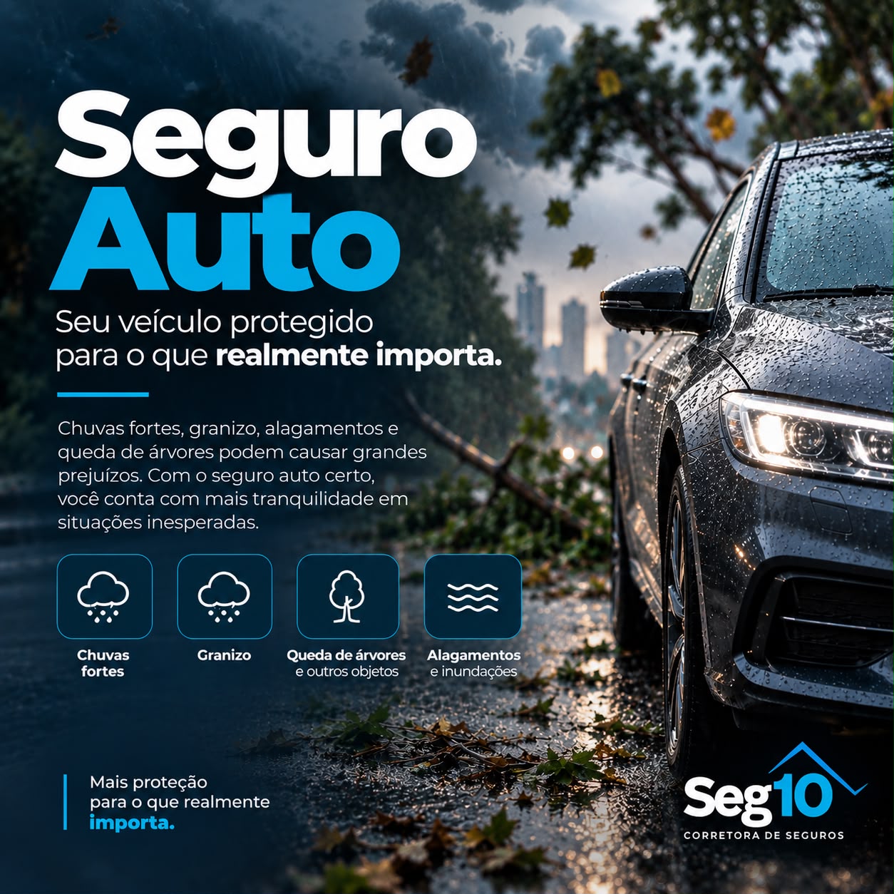 🚗 Seguro Auto: seu veículo está protegido contra eventos da natureza?