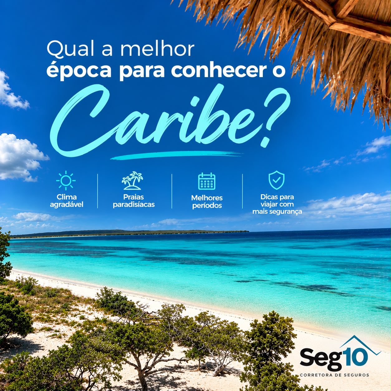 🌴 Qual a melhor época para conhecer o Caribe?