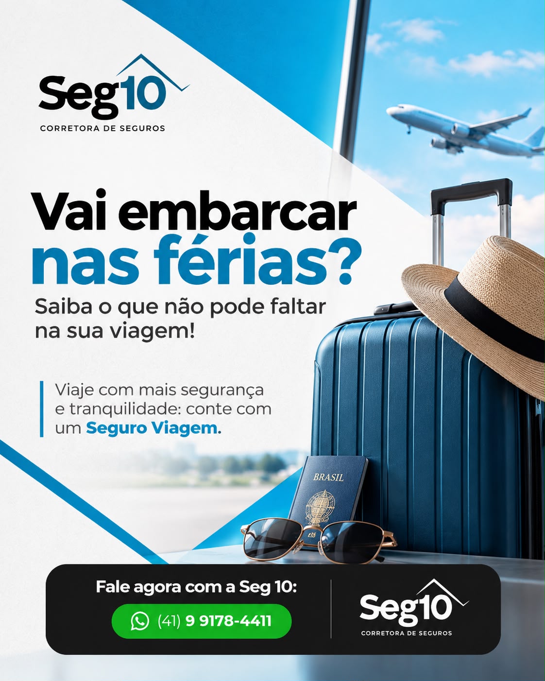 ✈️ Vai embarcar nas férias? Saiba o que não pode faltar na sua viagem!